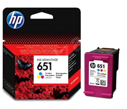 HP 651 Tri-colour Ink Cartridge