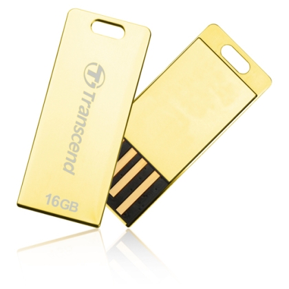 Флаш памет 16GB Transcend JetFlash T3G, златист USB 2.0