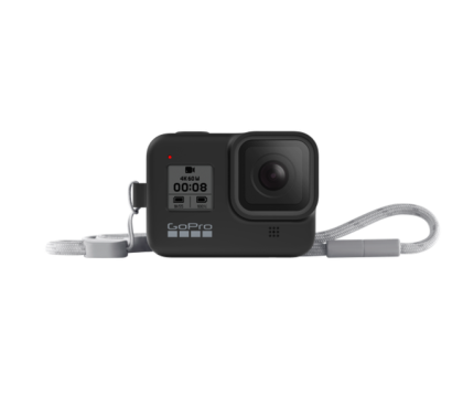 GoPro силиконово калъфче Sleeve + Lanyard (HERO8 Black) Blackout
