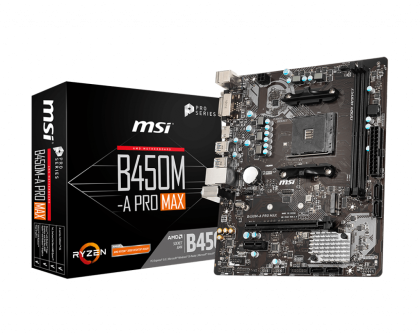 Дънна платка MSI B450M-A PRO MAX - 911-7C52-002