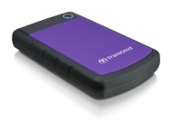 Твърд  диск Transcend 2TB StoreJet 25H3 USB3.1 2.5" Rubber Case, Anti-Shock, Purple