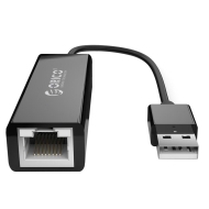 Адаптер Orico USB3.0 to LAN Gigabit 1000Mbps black - UTJ-U3