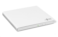 Външно оптично устройство Hitachi-LG GP57EW40 Ultra Slim External DVD-RW бял