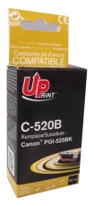 Мастилница UPRINT PGI520 CANON, С чип, Черен