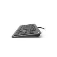 Клавиатура HAMA KC-700, с кабел, USB, кирилизирана, Черен/Сив