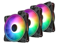 Комплект вентилатори DeepCool  3-in-1 3x120mm CF120 PLUS aRGB с контролер