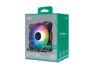 Комплект вентилатори DeepCool  3-in-1 3x120mm CF120 PLUS aRGB с контролер