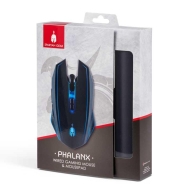 Геймърски комплект мишка с пад за мишка Spartan Gear Phalanx, черен - SG-033887