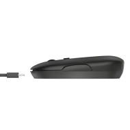Безжична мишка Trust Puck, презареждаща се, Bluetooth, черен - 24059