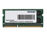 RAM памет Patriot 8GB 1600MHz DDR3L Signature for Ultrabook SODIMM - PSD38G1600L2S