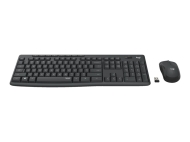 Безжичен комплект клавиатура и мишка Logitech MK295, графит - 920-009800