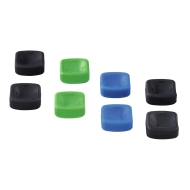 Сменяеми бутончета HAMA Square, Комплект, 8-in-1 за PS4/Xbox One, черен/зелен/син - HAMA-54471