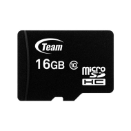 Карта памет TEAM 16GB micro SDHC, Class 10 с SD адаптер - TUSDH16GCL1003