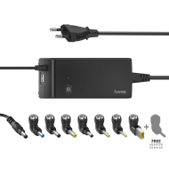 Универсално захранване за лаптоп HAMA, мрежово, вх. 100-240V, изх. 12-22V, 90W - HAMA-200004