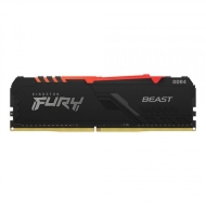 RAM памет Kingston 8GB 3200MHz FURY Beast Black RGB - KF432C16BBA/8