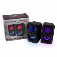 Геймърски колони Roxpower 2.0 RGB - YM-114HP