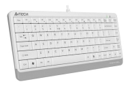 Мини клавиатура A4tech FK11, Жична, USB, бял - A4-KEY-FK11-WHITE