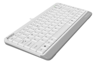 Мини клавиатура A4tech FK11, Жична, USB, бял - A4-KEY-FK11-WHITE