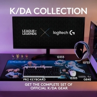 Геймърски пад Logitech G840 XL K/DA, черен - 943-000457