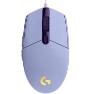 Геймърска мишка Logitech G203 LIGHTSYNC USB, лилав - 910-005853