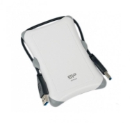 Външен хард диск SILICON POWER  Armor A30 2TB, 2.5", USB3.1, бял - SP020TBPHDA30S3W