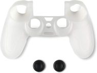 Протектор Spartan Gear Silicon Skin Cover + Thumb Grips за Dualshock 4, Прозрачен - SG-050681