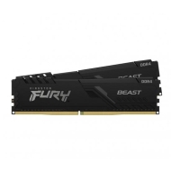 RAM памет Kingston 64GB(2x32GB) 3200MHz DDR4 FURY Beast Black - KF432C16BBK2/64