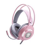 Геймърски слушалки Marvo HG8936 50mm, USB, розов - MARVO-HG8936