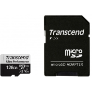 SD карта Transcend 128GB microSD с адаптер UHS-I U3 A2 Ultra Performance - TS128GUSD340S