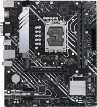 Дънна платка Asus PRIME B660M-K D4, LGA1700, mATX, 2x DDR4, 2x M.2, Aura Sync RGB