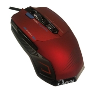 Геймърска мишка Omega CMM293RD 7D, черен/червен