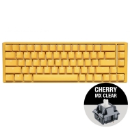 Механична геймърскa клавиатура Ducky One 3 Yellow SF 65%, Cherry MX Clear