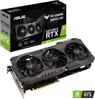 Видео карта Asus TUF Gaming GeForce RTX 3070 V2 OC Edition 8GB GDDR6 - TUF-RTX3070-O8G-V2-GAMING