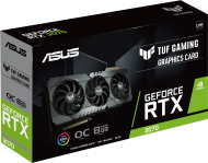 Видео карта Asus TUF Gaming GeForce RTX 3070 V2 OC Edition 8GB GDDR6 - TUF-RTX3070-O8G-V2-GAMING