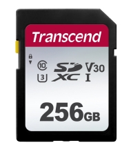 SD карта Transcend 256GB SD Card UHS-I U3 - TS256GSDC300S