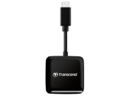 Четец на карти Transcend SD/microSD Card Reader, USB 3.2 Gen 1, Black, Type C - TS-RDC3