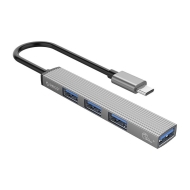 Хъб Orico USB3.0/2.0 HUB 4 port - Type-C input - AH-13-GY