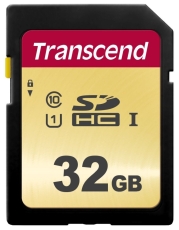 SD карта Transcend 32GB SD Card UHS-I U1, MLC - TS32GSDC500S