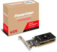 Видео карта PowerColor AMD Radeon RX 6400 ITX 4GB GDDR6 - AXRX 6400 LP 4GBD6-DH