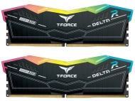 RAM памет Team Group T-Force Delta RGB, 32GB (2x16GB) DDR5 6400MHz, CL40-40-40-84, 1.35V - FF3D532G6400HC40BDC01