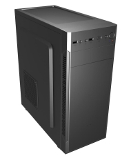 Кутия за компютър FSP CMT160 ATX Mid Tower, Черен