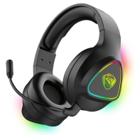 Безжични геймърски слушалки RoxPower T-ROX ST-GH709W RGB, PC, PS5, XBOX