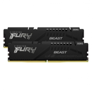 RAM памет Kingston 16GB(2x8GB) DDR5 5200MHz FURY Beast Black PC5 - KF552C40BBK2-16