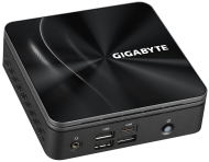 Мини компютър Gigabyte Brix BRRR3-4300, AMD Ryzen 3 4300U, 2 x SODIMM DDR4, M.2 SSD, USB Type-C, WiFi 6 +BT, black