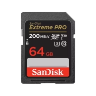 SD карта SanDisk 64GB Extreme PRO SDHC, UHS-1, Class 10, U3, 90 MB/s  - SDSDXXU-064G-GN4IN