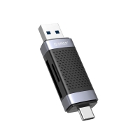 Четец за карти Orico CD2D-AC2-BK USB Type C/A Black - CD2D-AC2-BK-EP