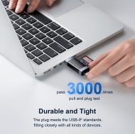 Четец за карти Orico CD2D-AC2-BK USB Type C/A Black - CD2D-AC2-BK-EP