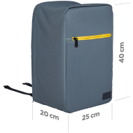 Раница за лаптоп Canyon за 15,6" лаптоп, полиестър, сив - CNE-CSZ01GY01