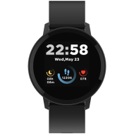Смарт часовник Canyon CNS-SW63PP, 1.3"(3.30 cm) TFT дисплей, до 4 дни време на работа, Bluetooth 5.0, IP68, съвместим с Android 6.0+, iOS 12.0+, черен - CNS-SW63BB