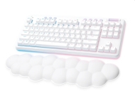 Безжична геймърска механична клавиатура Logitech G715, TKL, Tactile, RGB LED, US Layout, бял - 920-010465